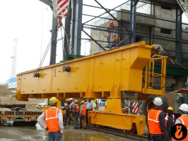 equipment erection at mahan